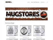 Tablet Screenshot of mugstores.com